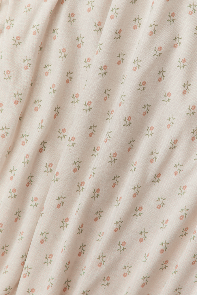 Blush Floret Short-Sleeve Toddler Sleep Set