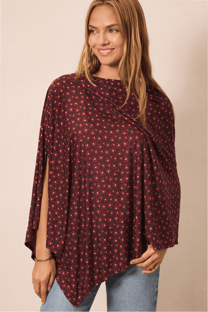 Midnight Daisy Nursing Cover