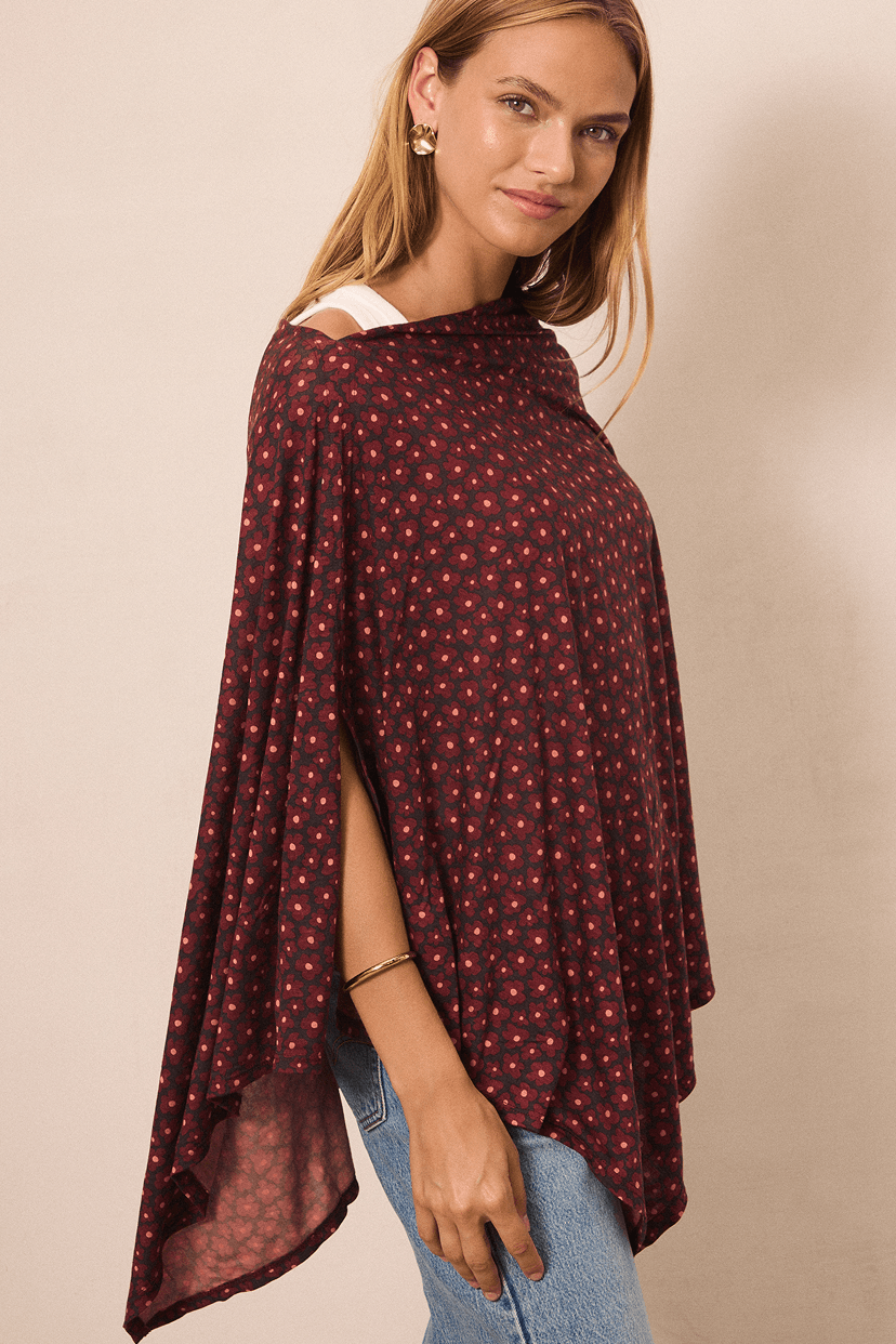 Midnight Daisy Nursing Cover