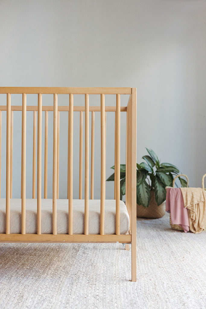 Flax Crib Sheet