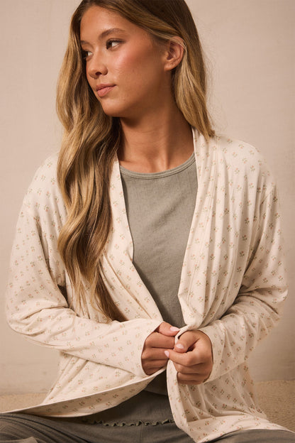 Blush Floret Robe