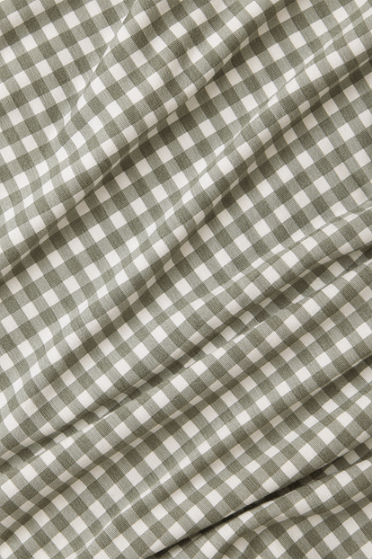 Green Gingham Baby Sleep Set