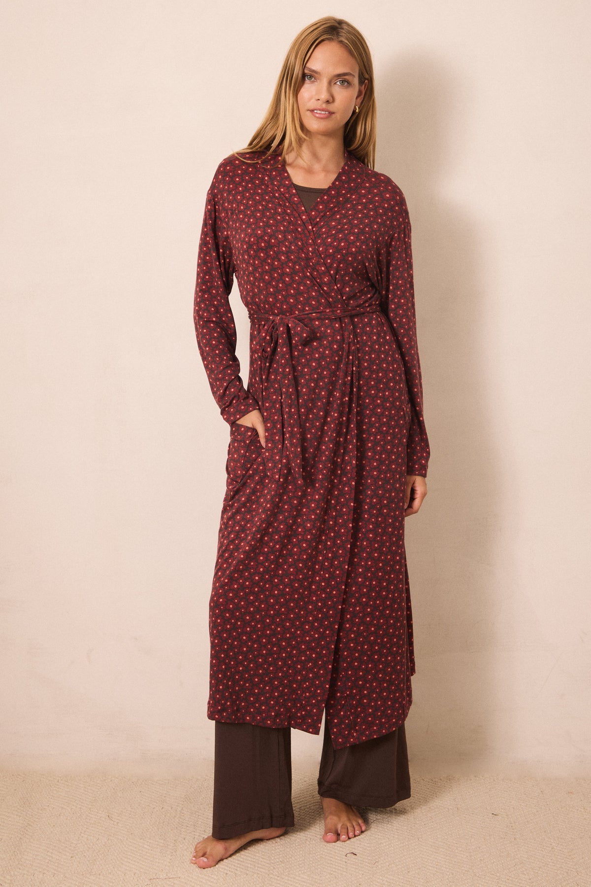 Midnight Daisy Robe