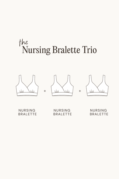 Nursing Bralette Trio