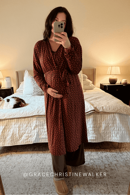 Midnight Daisy Robe
