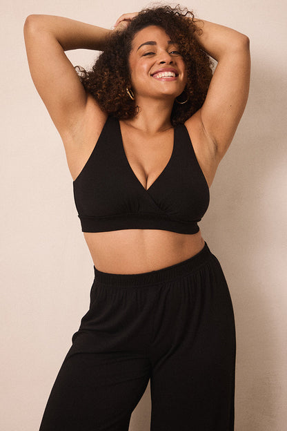 Black Nursing Bralette