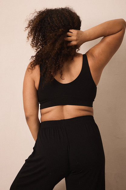 Black Nursing Bralette