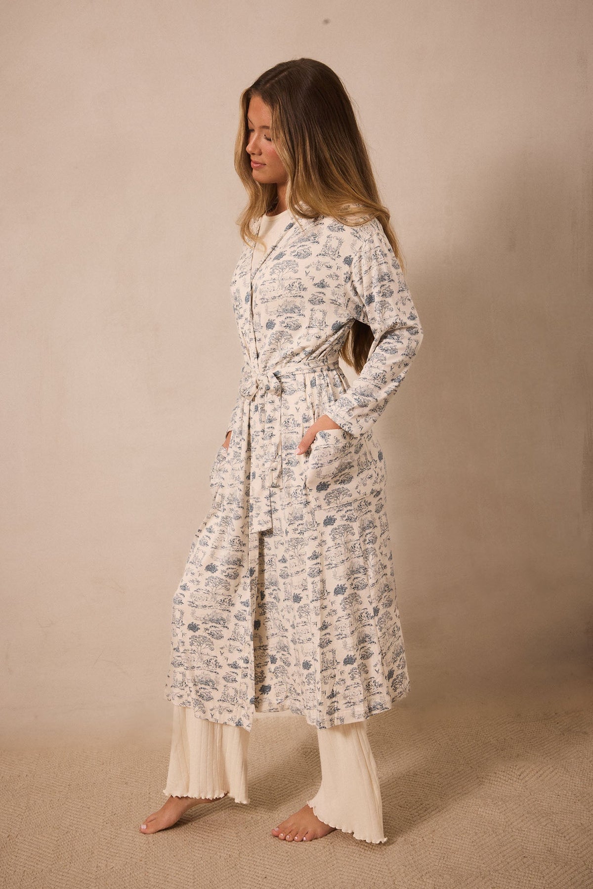 Bleu Toile Robe