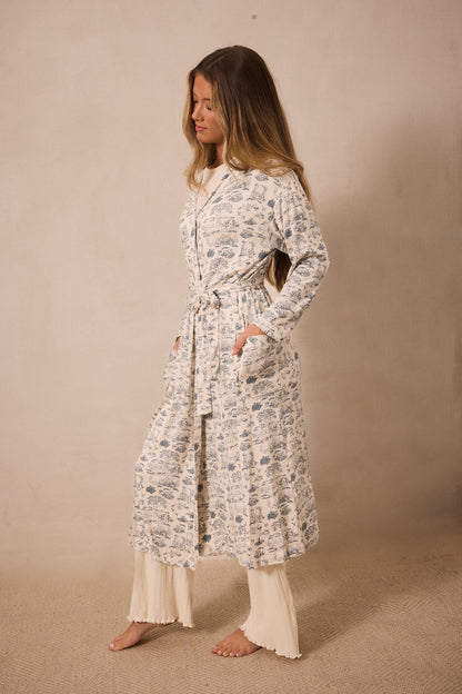 Bleu Toile Robe