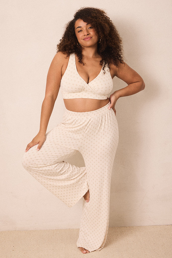 Blush Floret Nursing Bralette