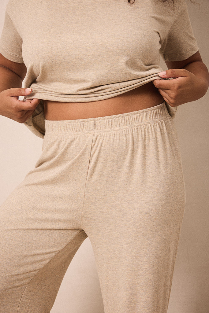 Flax Short-Sleeve Women’s Sleep Set