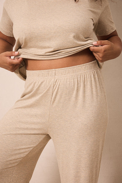 Flax Short-Sleeve Women’s Sleep Set