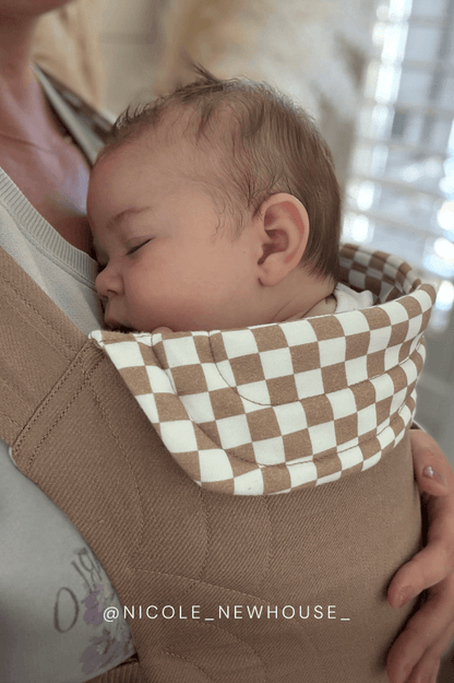 Almondine Chequer Soft Buckle Carrier
