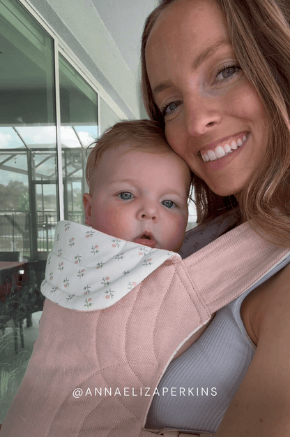 Blush Floret Soft Buckle Carrier