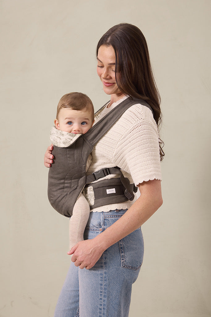 Charcoal Toile Soft Buckle Carrier