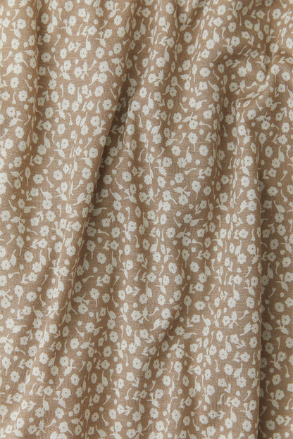 Cream Floral Wrap
