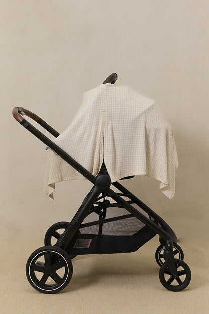 Preorder | Cream Houndstooth Nursing Cover