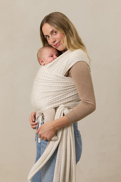 Preorder | Cream Houndstooth Wrap