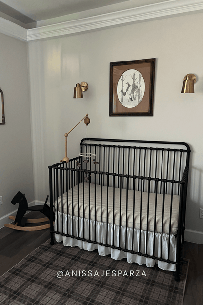 Flax Crib Sheet