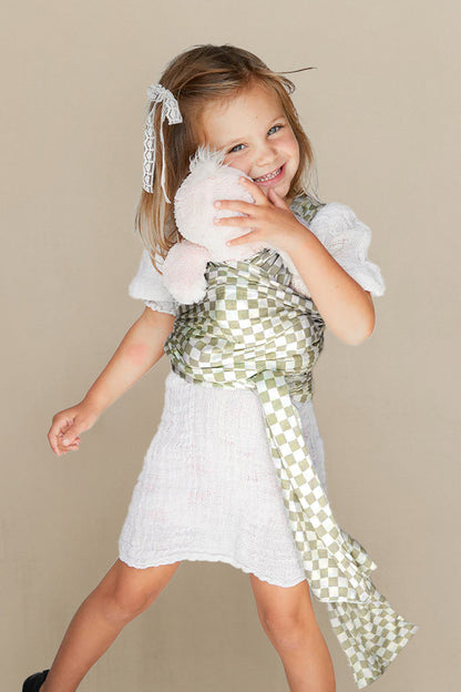 Sage Chequer Solly Dolly