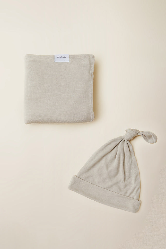 Spelt Swaddle + Hat Set