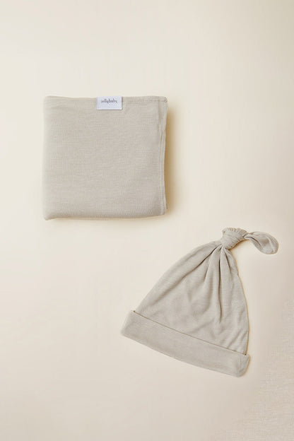 Spelt Swaddle + Hat Set