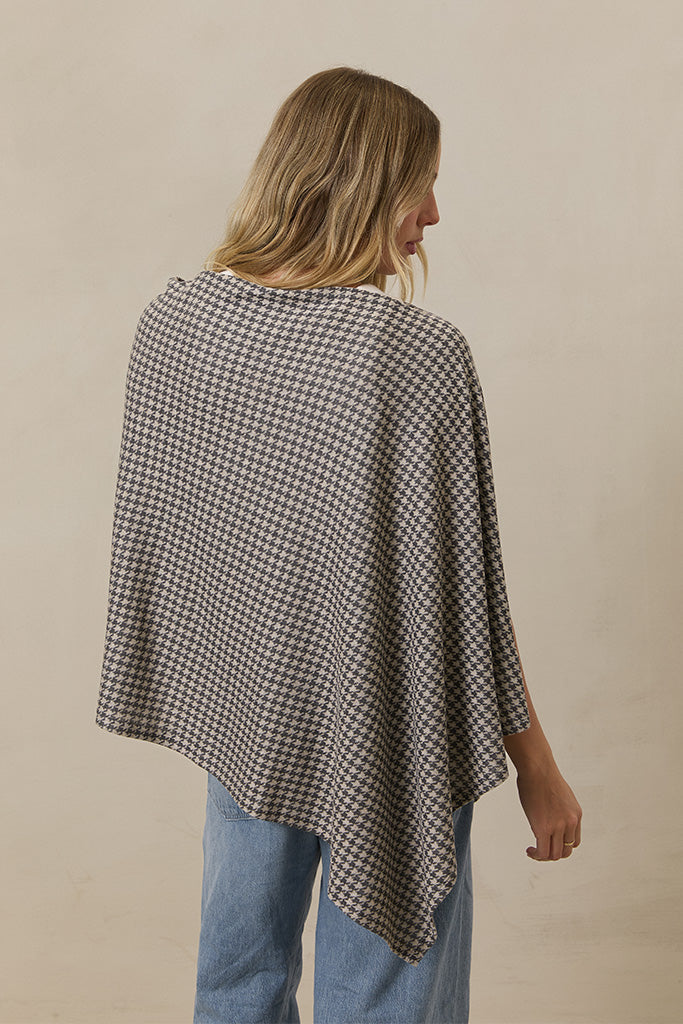 Preorder | Stormy Houndstooth Nursing Cover
