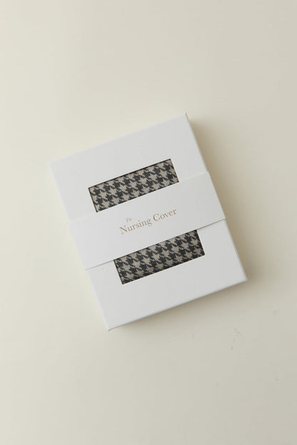 Preorder | Stormy Houndstooth Nursing Cover