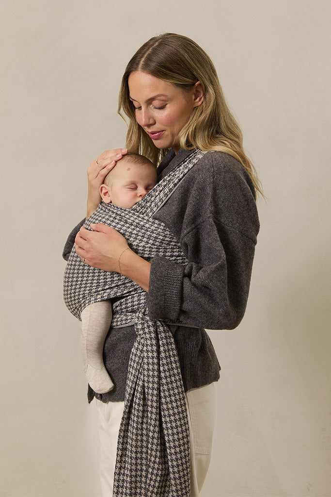 Preorder | Stormy Houndstooth Wrap