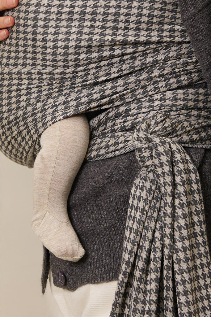 Preorder | Stormy Houndstooth Wrap