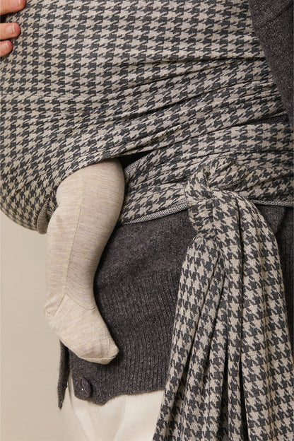 Preorder | Stormy Houndstooth Wrap